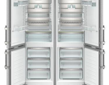 Réfrigérateur américain Side-by-Side Blu EasyFresh NoFrost VarioTemp Prime 4 Portes Inox anti-traces