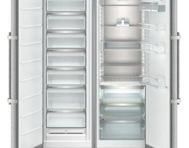 Réfrigérateur américain Side-by-Side Blu BioFresh NoFrost Prime Portes Inox anti-traces