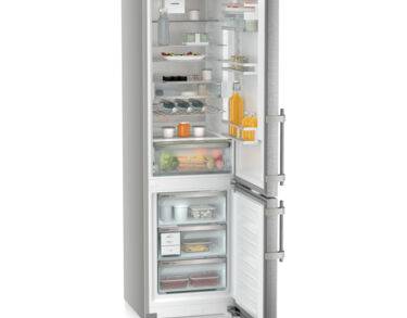 Réfrigérateur congélateur NoFrost Blu Prime 60cm Portes inox anti-traces