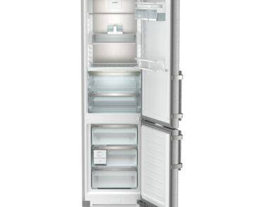 Réfrigérateur congélateur BioFresh NoFrost Blu Prime 60cm Portes inox anti-traces