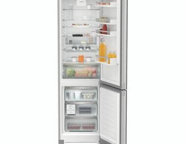Réfrigérateur congélateur NoFrost Blu Plus 60cm Portes Verre noir
