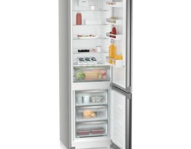 Réfrigérateur congélateur NoFrost Blu PURE 60cm Portes Look inox 2m