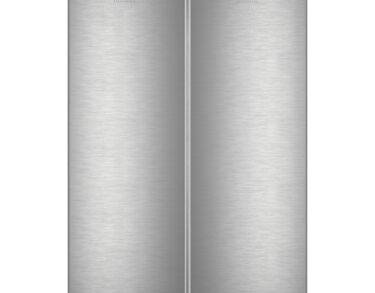 Réfrigérateur américain Side-by-Side Blu NoFrost Plus Portes Inox anti-traces