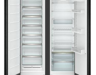 Réfrigérateur américain Side-by-Side Blu NoFrost Plus Portes Black Inox
