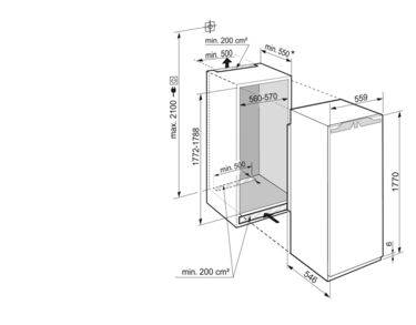 Réfrigérateur encastrable BioFresh 178 cm PLUS