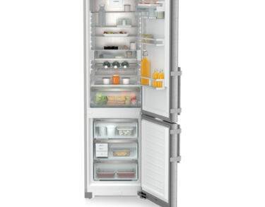 Réfrigérateur congélateur NoFrost Blu Prime 60cm Portes inox anti-traces